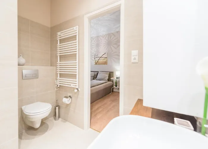 Downtown Heart With 2 Baths Ac And Free Parking * Budapešť
